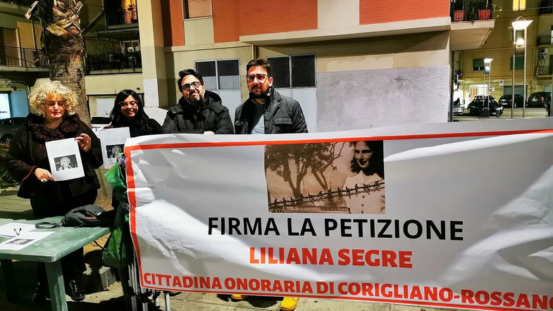 Cittadinanza a Liliana Segre, è il momento di Corigliano-Rossano?