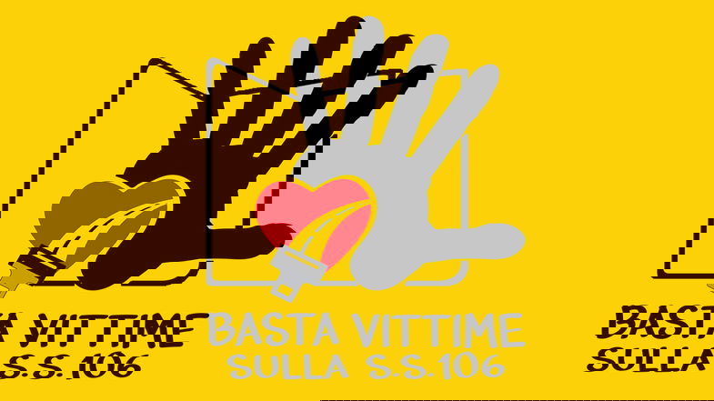 Basta Vittime sulla Strada Statale 106 presenta il nuovo logo