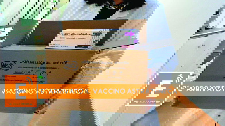 Corigliano-Rossano, è arrivato il vaccino AstraZeneca: da domani campagna vaccinale a tappeto