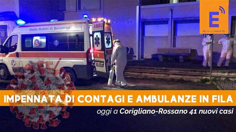 Covid, nuovo boom di positivi a Corigliano-Rossano (+41) ma casi in aumento su tutta la Sibaritide-Pollino