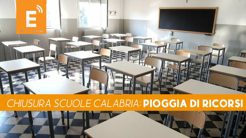 Pioggia di ricorsi contro l'ordinanza di chiusura delle scuole in Calabria