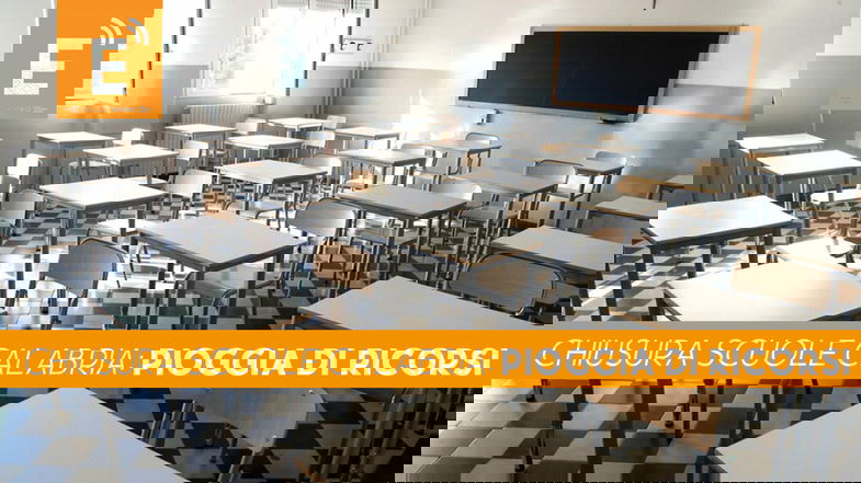 Pioggia di ricorsi contro l'ordinanza di chiusura delle scuole in Calabria