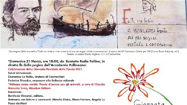  Castrovillari, tre appuntamenti per il “Dantedì” e la Giornata mondiale della Poesia 2021
