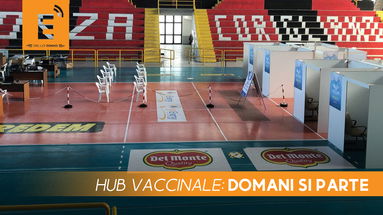 Hub vaccinale al “Pala Brillia” di Corigliano Rossano, si parte domani