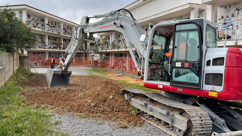 Cimitero di Rossano, avviati i lavori per 300 nuovi loculi
