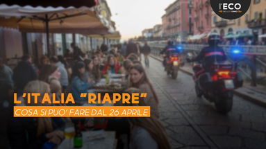 Dal 26 aprile 