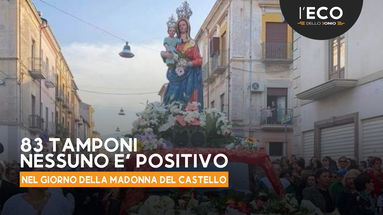 Castrovillari, nel giorno della Madonna del Castello nessun nuovo positivo