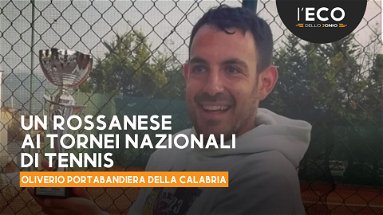 Il rossanese Oliverio alle finali nazionali del Campionato italiano di tennis