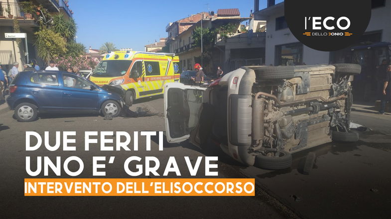 Incidente frontale a Cantinella: due feriti. Uno è grave, trasferito in elisoccorso - VIDEO