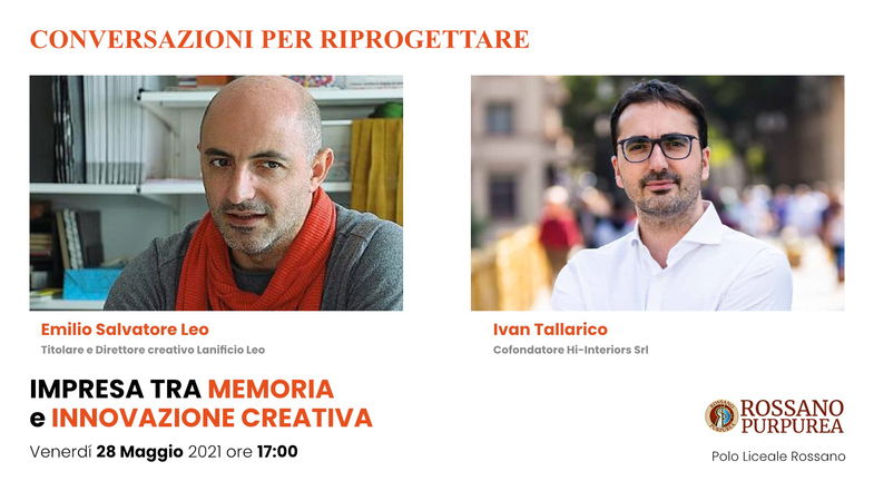 Design, innovazione tecnologica, valori identitari e aziende-museo alle conversazioni per riprogettare del 28 maggio