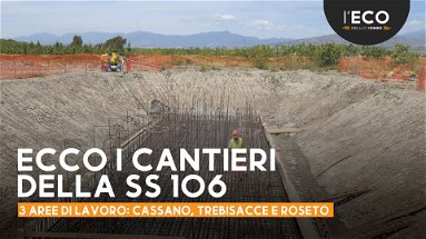 Terzo Megalotto Sibari-Roseto: cantieri aperti e già pronti a realizzare il primo viadotto - LE FOTO