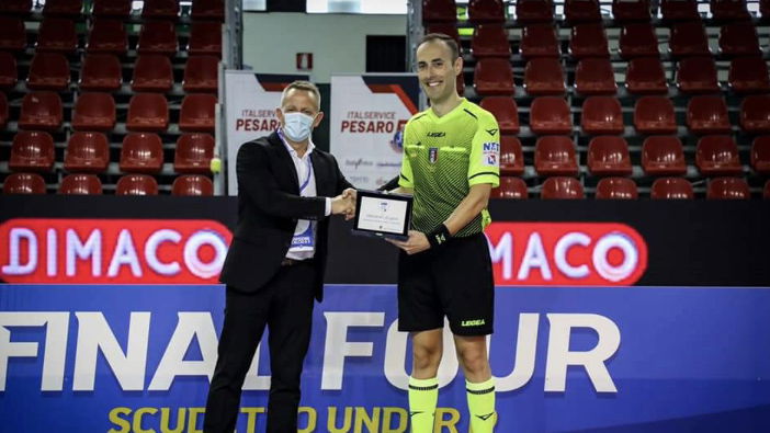 Il coriglianese Salvatore Freccia arbitro Finale Scudetto under 19 di calcio a 5