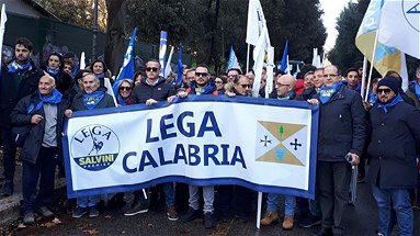 Leghisti calabresi a Roma con Salvini per “Ripartire dopo il covid”