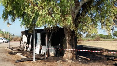 Parco archeologico di Sibari, incendiata una baracca