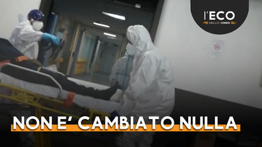 Pronto soccorso di Rossano in allarme rosso per nuovi casi covid e 4 ambulanze in fila