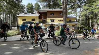 Turismo sostenibile, la “Carovana dei Parchi in bicicletta” attraversa la Sila