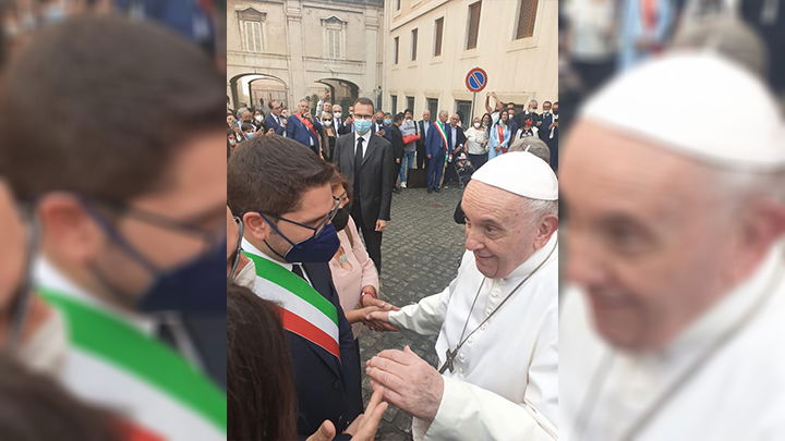 Città del Crocifisso, Saracena protagonista dell'incontro con Papa Francesco