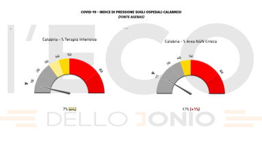 Covid, oggi in Calabria tre nuovi ingressi in terapia intensiva e una vittima 