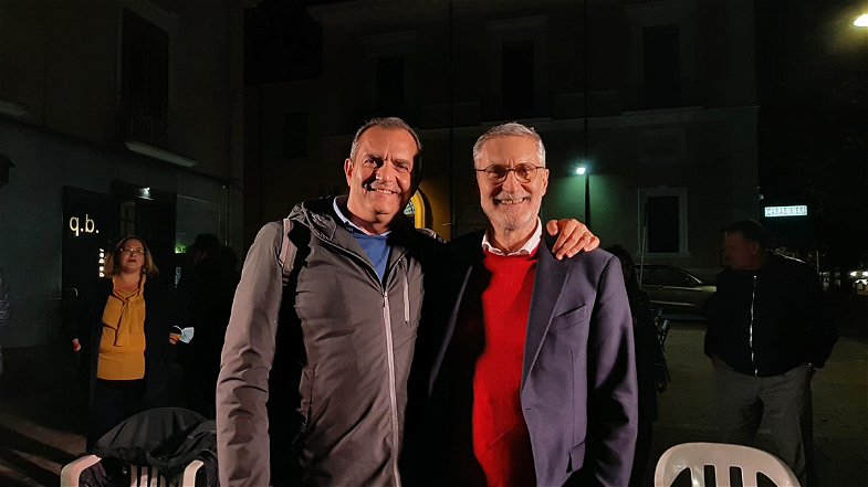 Ferdinando Laghi e Luigi de Magistris a Castrovillari per ringraziare gli elettori: «Le elezioni un punto di partenza»