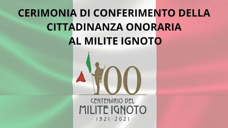 A Policoro verrà conferita la Cittadinanza Onoraria al Milite Ignoto