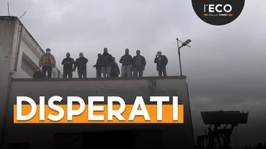 Operai barricati sul tetto della centrale elettrica del Cino: senza stipendio da 4 mesi