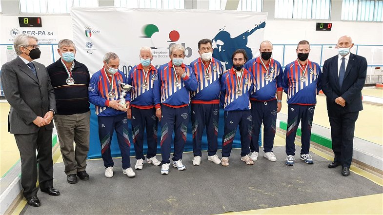 Campionato di bocce, squadra cosentina vice campione d'Italia di Terza Categoria