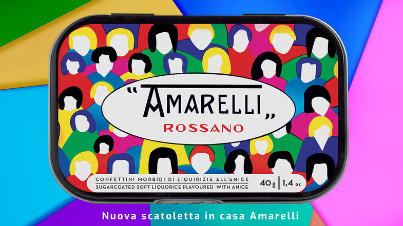 Amarelli tra liquirizia e design: l’artista Lodola firma la scatolina limited edition