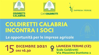 Coldiretti Calabria prepara «un laboratorio di idee con attività e progetti ad hoc per agganciare la ripresa» 