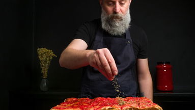 Daniele Campana, coriglianese e artigiano della pizza, porta una fetta di Calabria al Sigep di Rimini