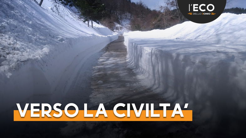 Dopo due mesi sgomberata dalla neve la Longobucco-Macrocioli-Fossiata