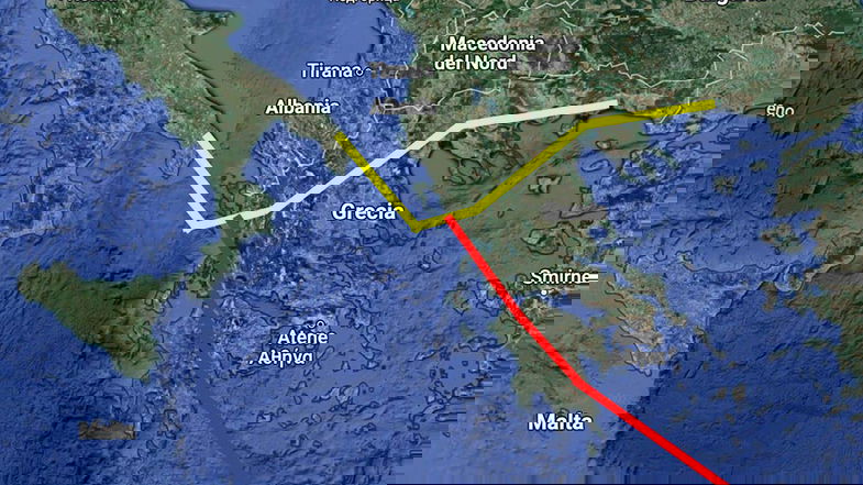 Il Mar Jonio al centro degli approvvigionamenti energetici con il gasdotto EastMed-Poseidon