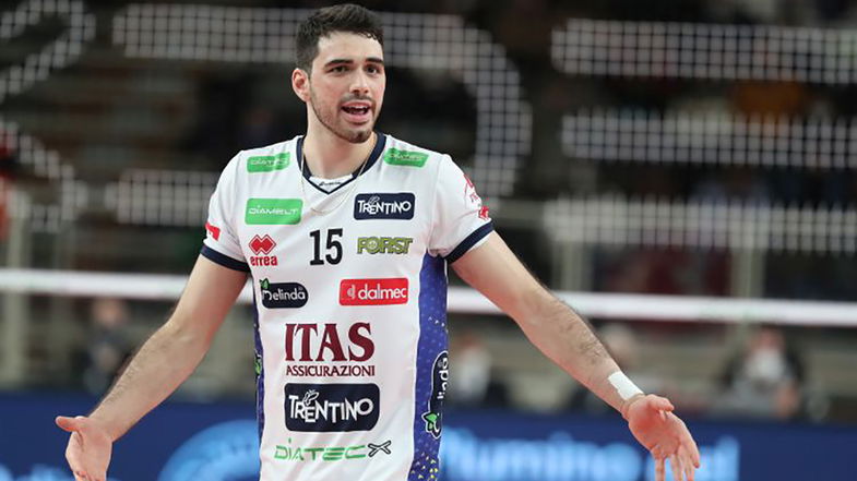 Un immenso Daniele Lavia trascina Trento nella storica finale di Champions League