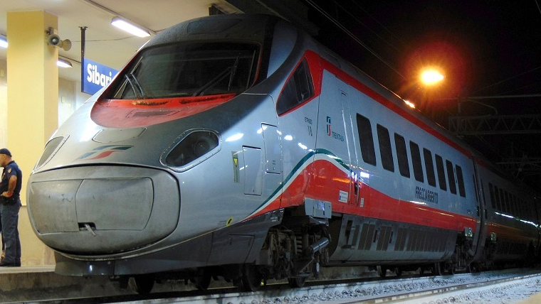 Si ferma il Frecciargento Sibari-Bolzano... ma solo per una notte