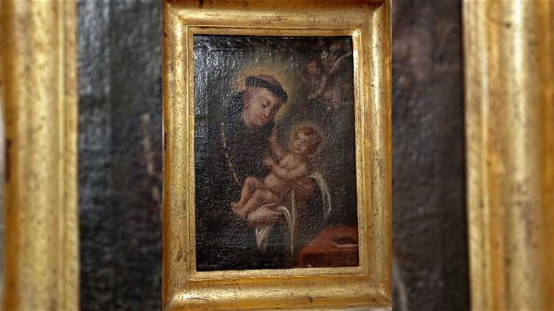 Scala Coeli: Il patrono Sant’Antonio di Padova rivive in un quadro del 18esimo secolo 