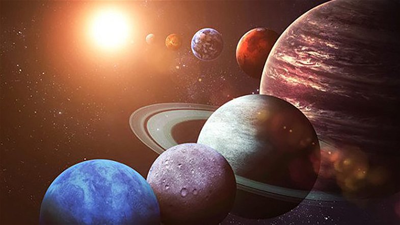 Questa notte si vedranno allineati, cinque pianeti del sistema solare