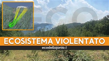 Incendi boschivi, in sei giorni a Corigliano-Rossano a fuoco già decine di ettari di vegetazione