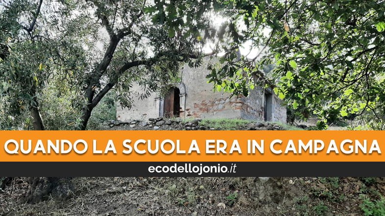 La scuola rurale di Ogliastrette dove si studiava circondati dagli ulivi secolari