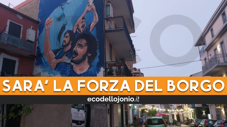 Manca poco alla fine dei lavori ma il murales di Gattuso già domina Schiavonea 