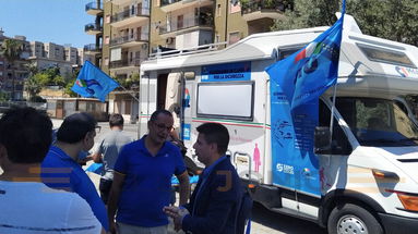 È arrivato a Rossano il camper per la salute e la sicurezza sui luoghi di lavoro