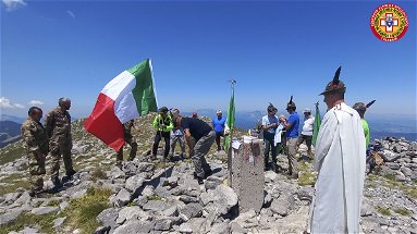 Sul monte Pollino sono arrivati gli alpini per festeggiare i 150 anni dalla fondazione del Corpo
