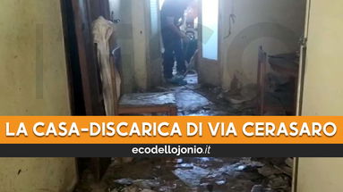 Blitz di Stop Animal Crimes nella casa-discarica di via Cerasaro nel centro storico di Rossano