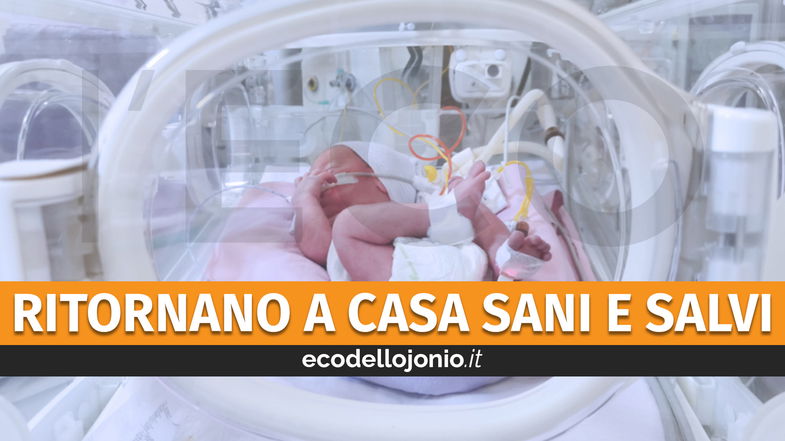 Dimessi dall'Annunziata i tre gemellini che erano nati sottopeso