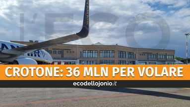 All’aeroporto di Crotone 36 dei 215 milioni di euro stabiliti dal Cis 