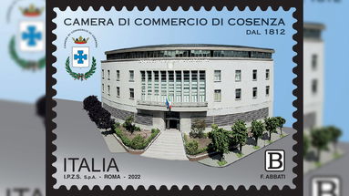 Un francobollo per il 210° anniversario della Camera di Commercio di Cosenza