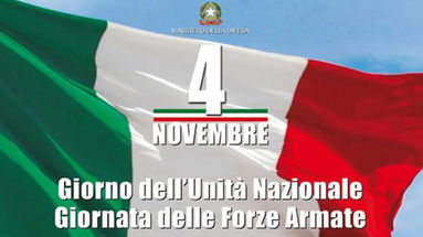 Cosenza: 4 Novembre Festa dell'Unità Nazionale e Giornata delle Forze armate