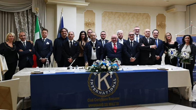 Il club Kiwanis di Corigliano-Rossano rinnova la cerimonia del passaggio della Campana