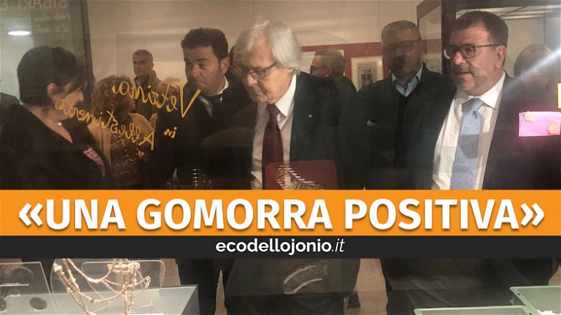 Blitz del sottosegretario Vittorio Sgarbi al Museo di Sibari