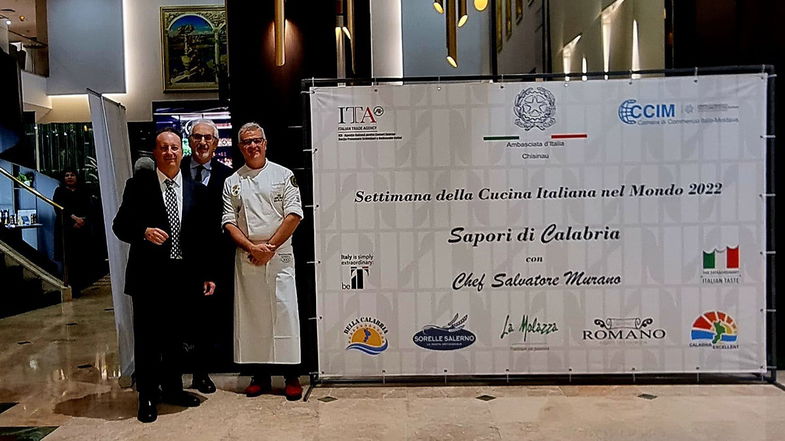 La cucina calabrese dello Chef Murano conquista la Moldavia 