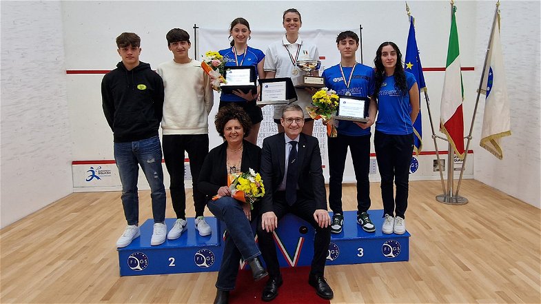 La Calabria sale sul podio dei campionati italiani di squash