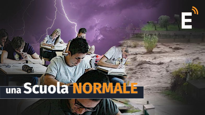 Maltempo, in città scuole aperte e studenti da 10 e lode: fuori il nubifragio, loro sui banchi